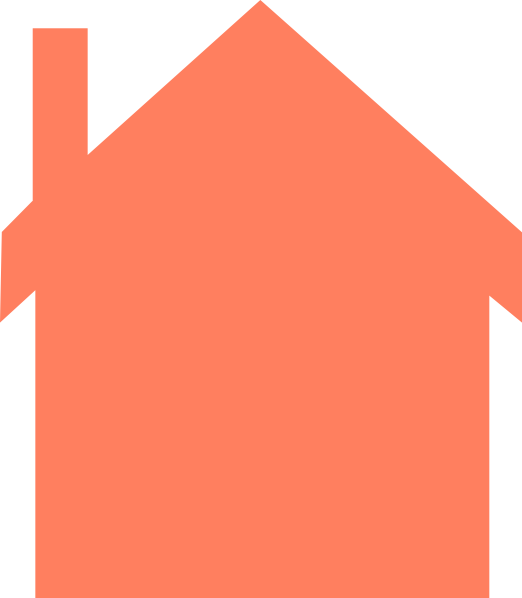 Huis silhouet cottage Gratis PNG Afbeelding