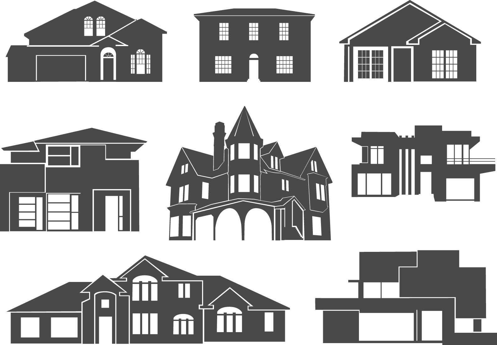 House Silhouette Transparent Image