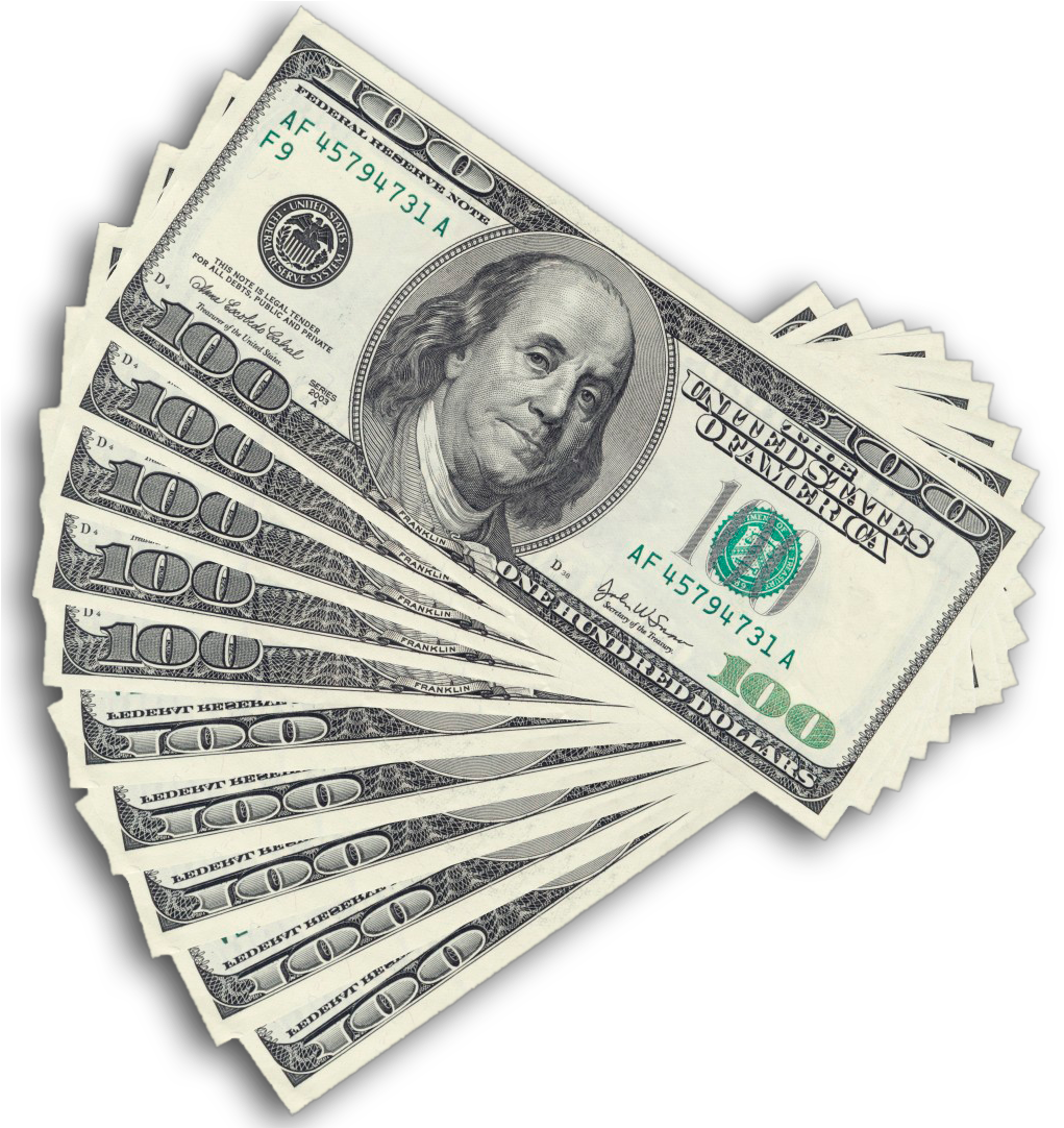 Hundred Dollar Bill PNG High-Quality Image