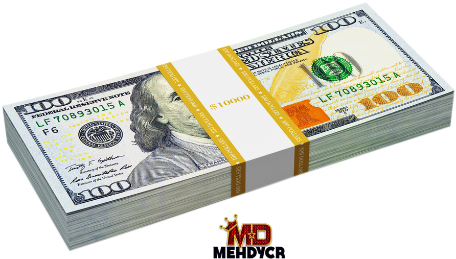 Hundred Dollar Bill Transparent Image