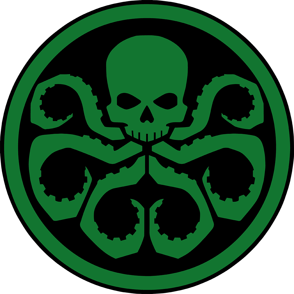 Hydra Logo Shield Free PNG-Afbeelding