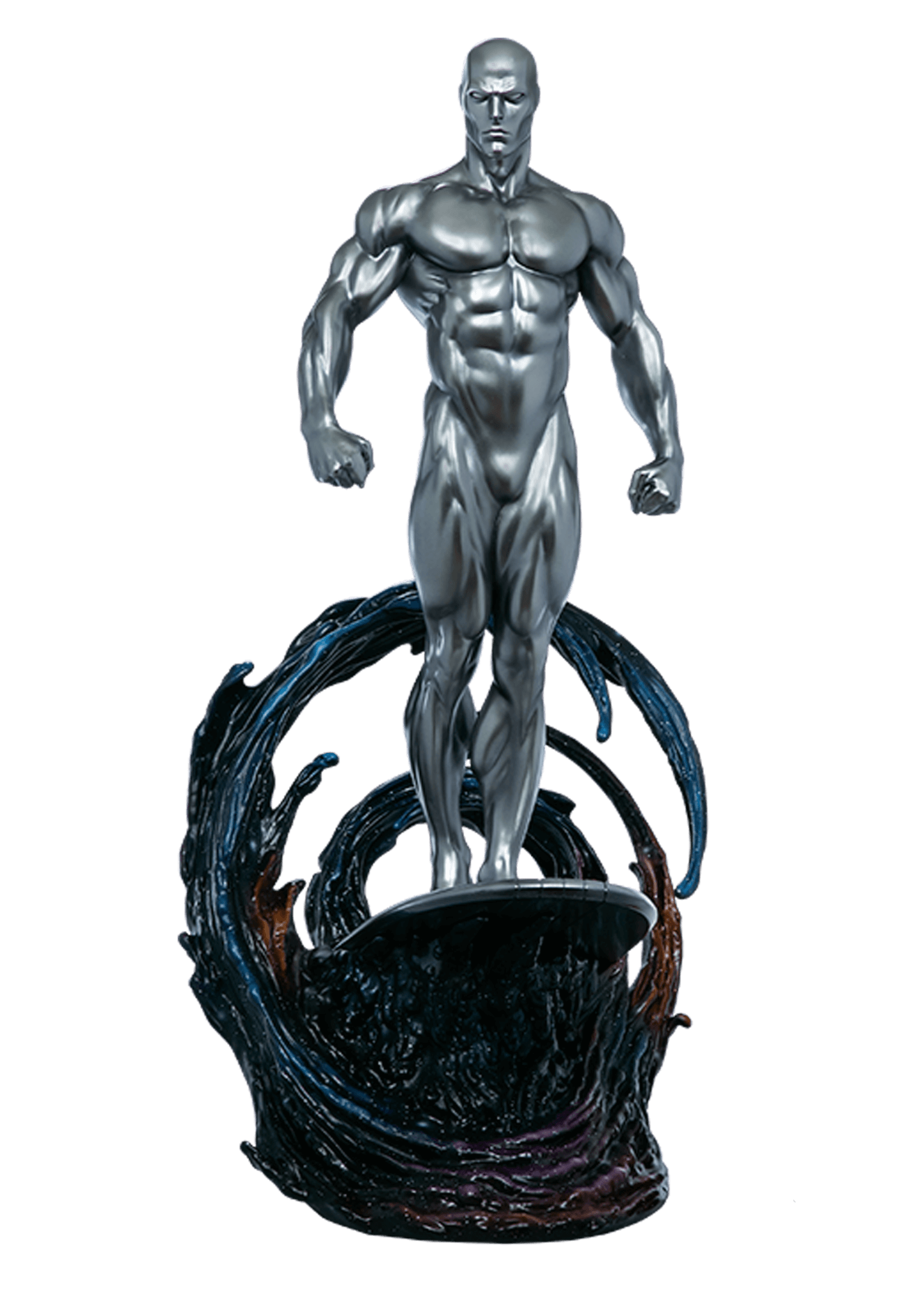 Metal Silver Surfer PNG High-Quality Image