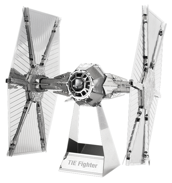 Metal Tie Fighter PNG Image Background
