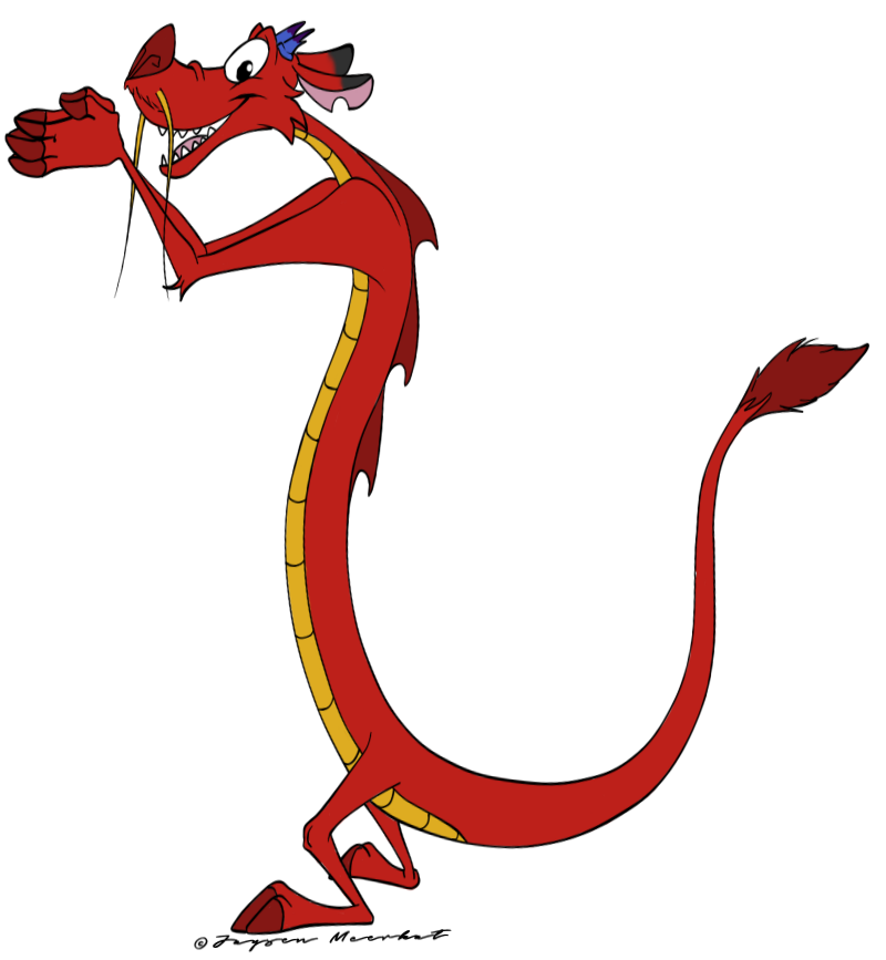 Mushu Dragon PNG-Afbeelding