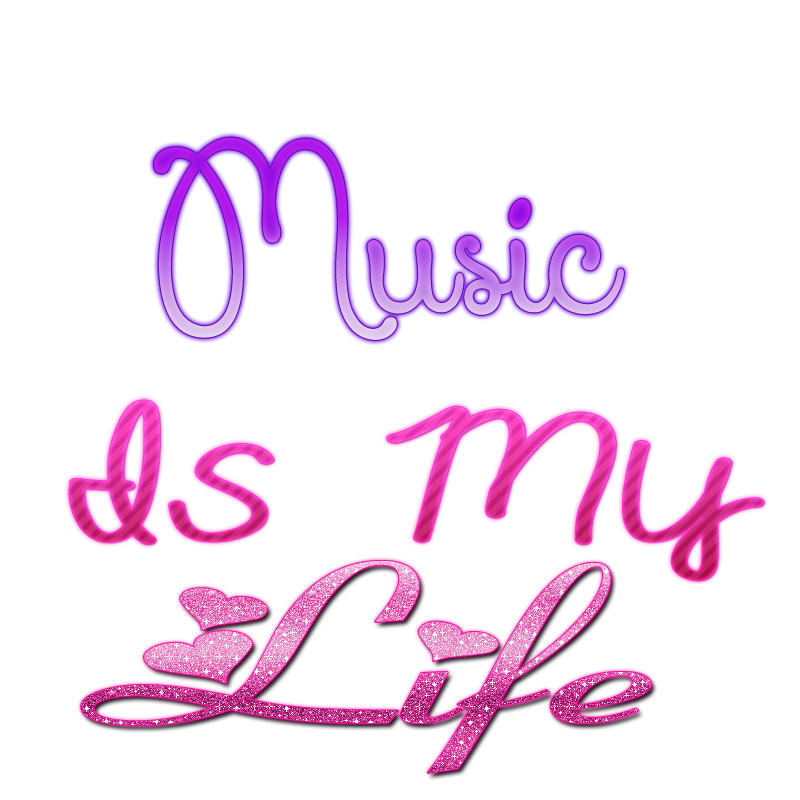 Music Text PNG Free Download