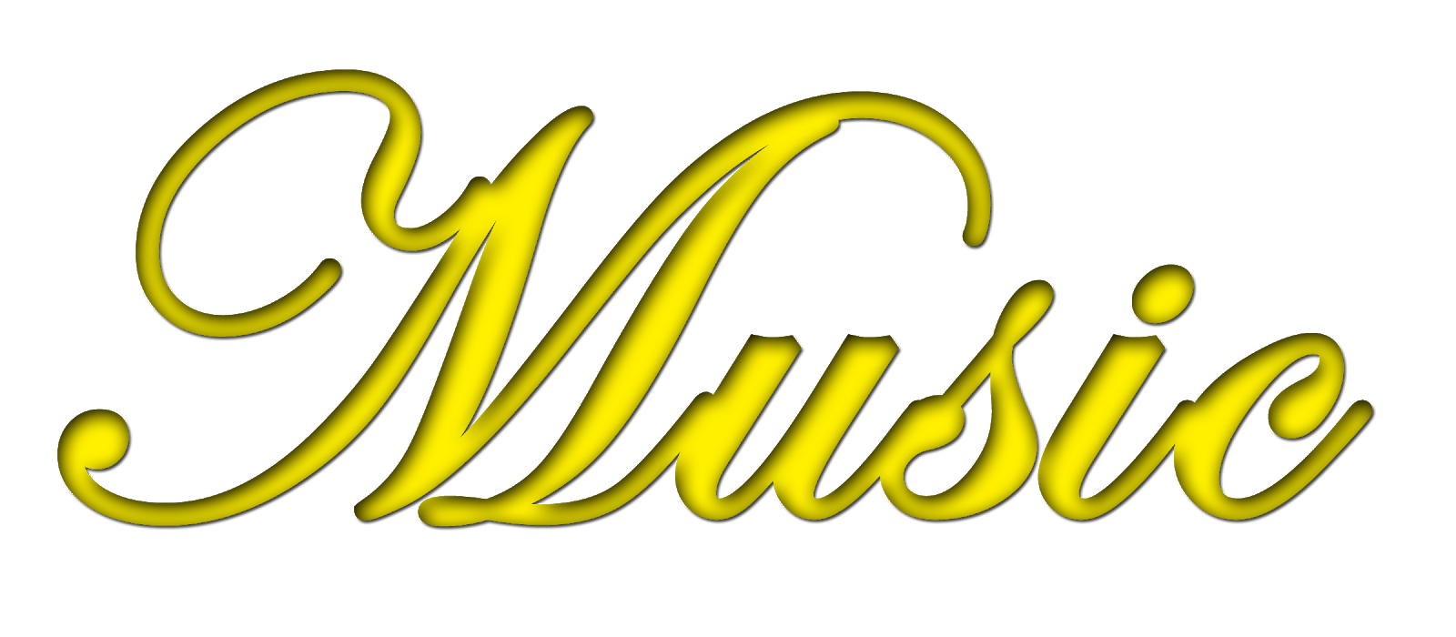 Music Text PNG Picture