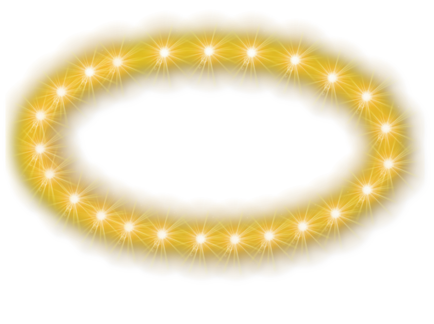 Neon Glow Ring PNG Image Background