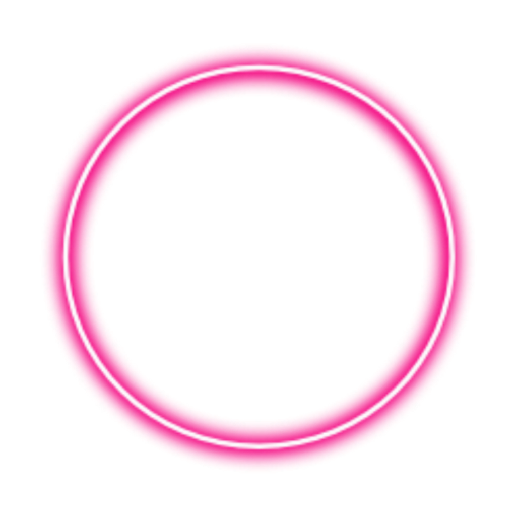 Neon Glow Ring PNG Photo