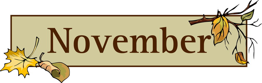 November PNG Image Background