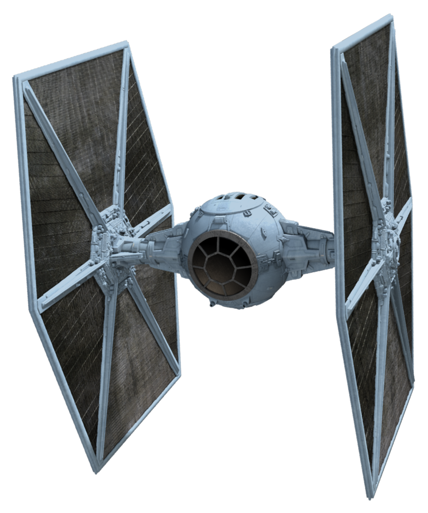 Pewter Tie Fighter PNG Download Image