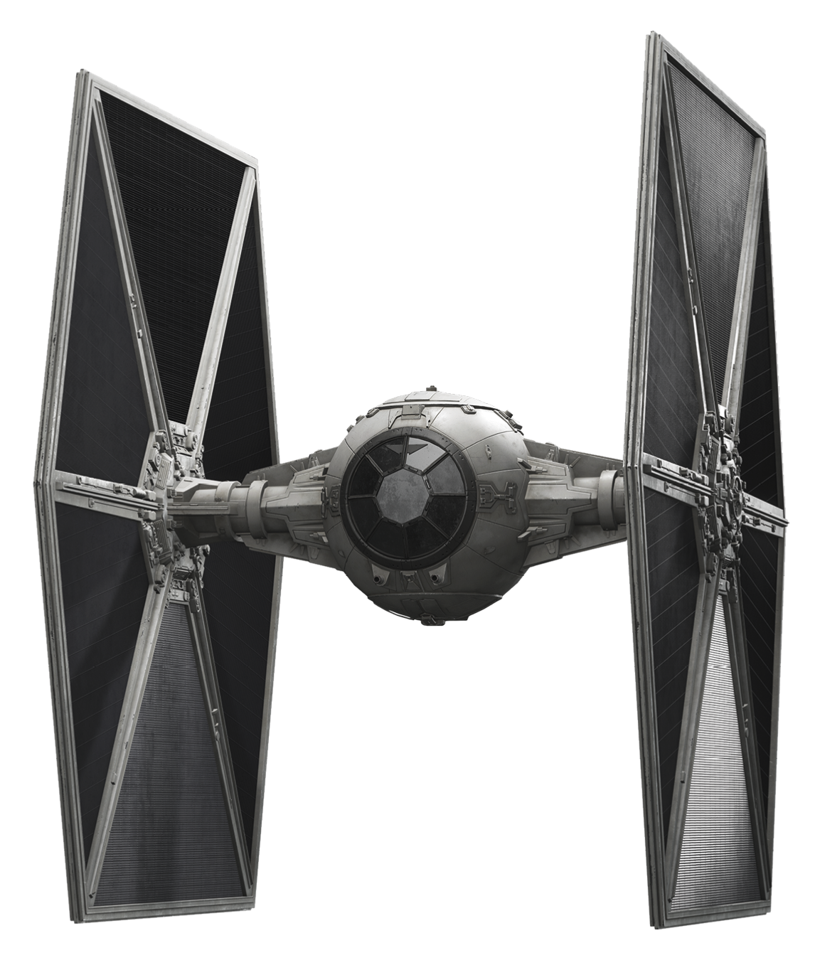 Pewter Tie Fighter PNG Image