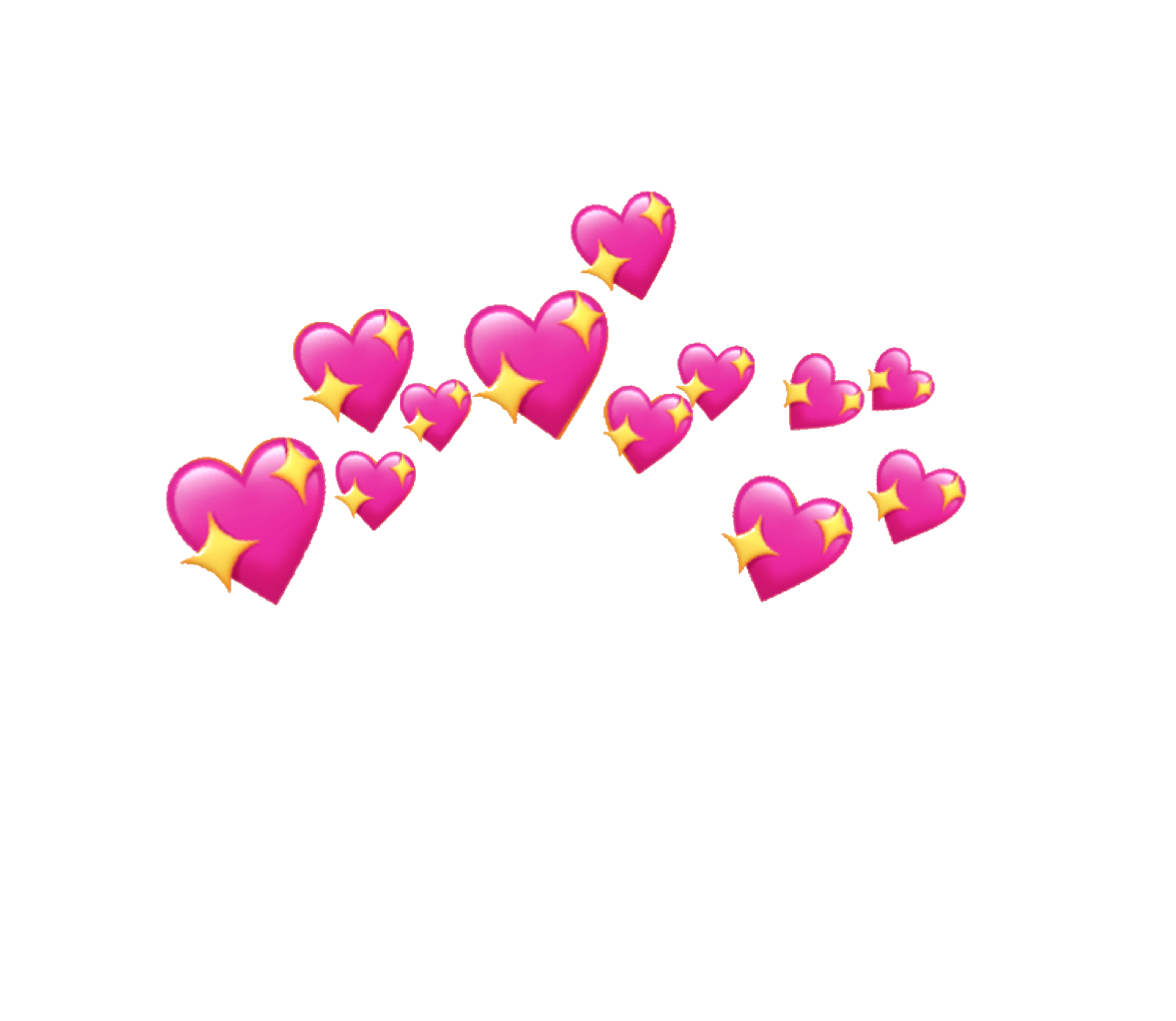 Pink Heart Crown PNG Free Download