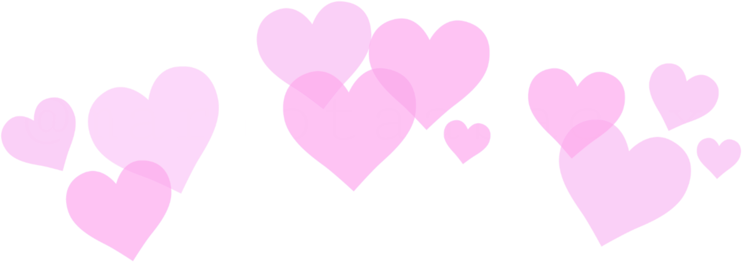 Pink Heart Crown PNG Photo