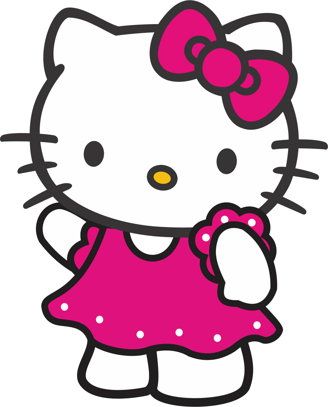Pink hello kitty PNG foto