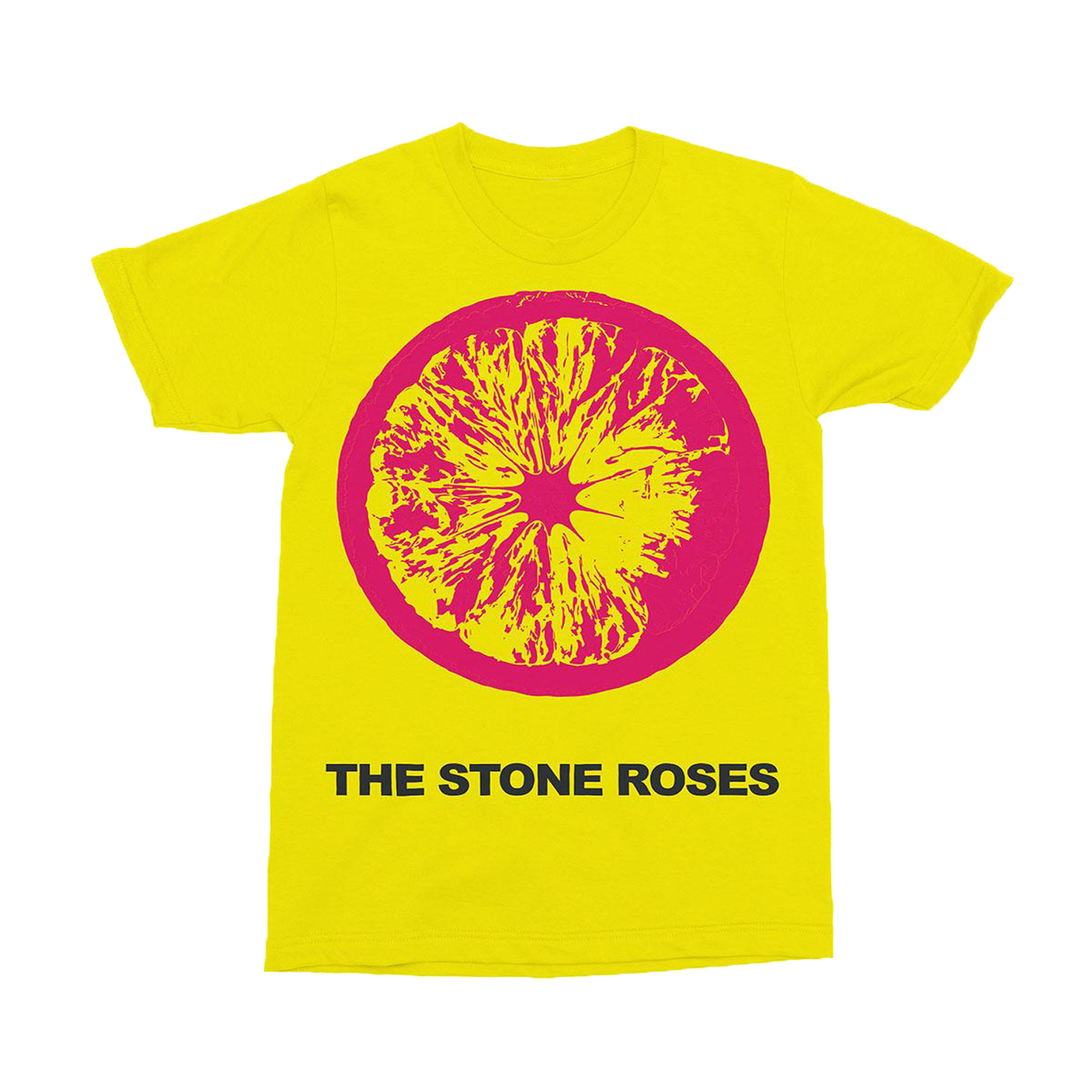 Foto PNG t-shirt kuning dicetak