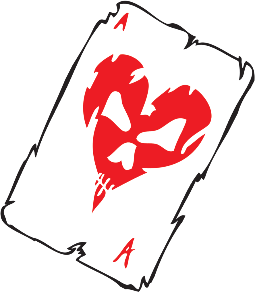 Red Ace Card PNG Image Background