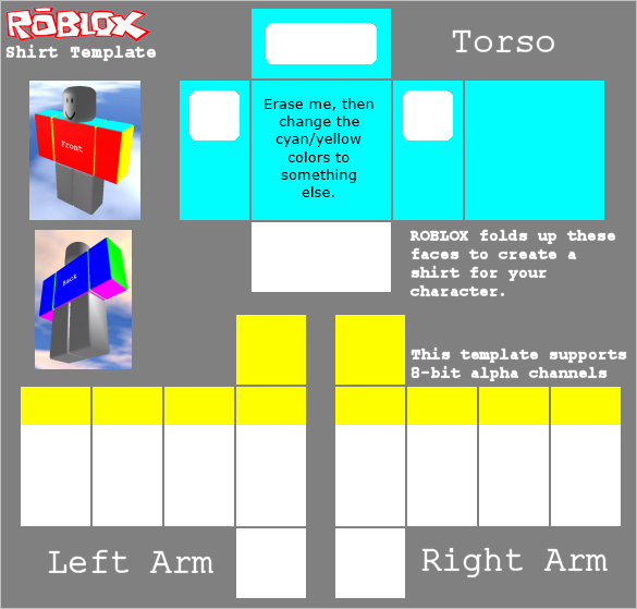 Roblox Template PNG Download Image