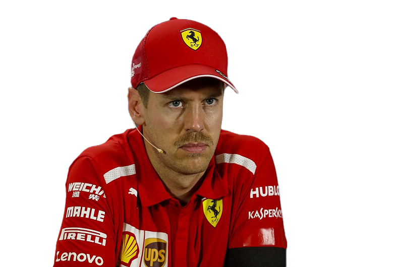 SBASTIAN Vettel German Racing Driver PNG Gambar Transparan