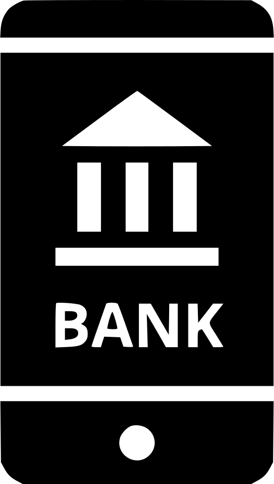 Silhouette Banking Free PNG Image