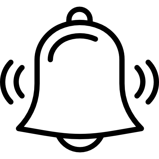 Silhouette YouTube Bell-Symbol PNG-Bild