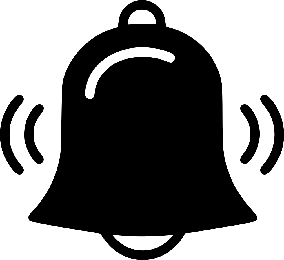 Silhouette YouTube Bell-Symbol Transparentes Bild