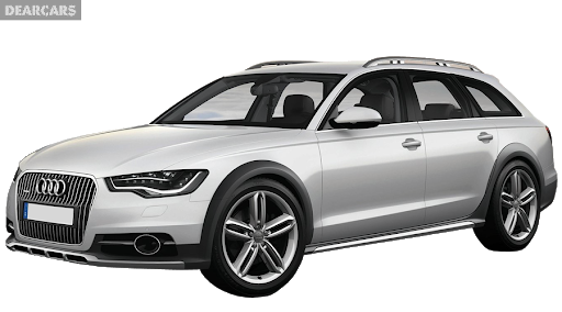 Silver Audi A6 Free PNG Image