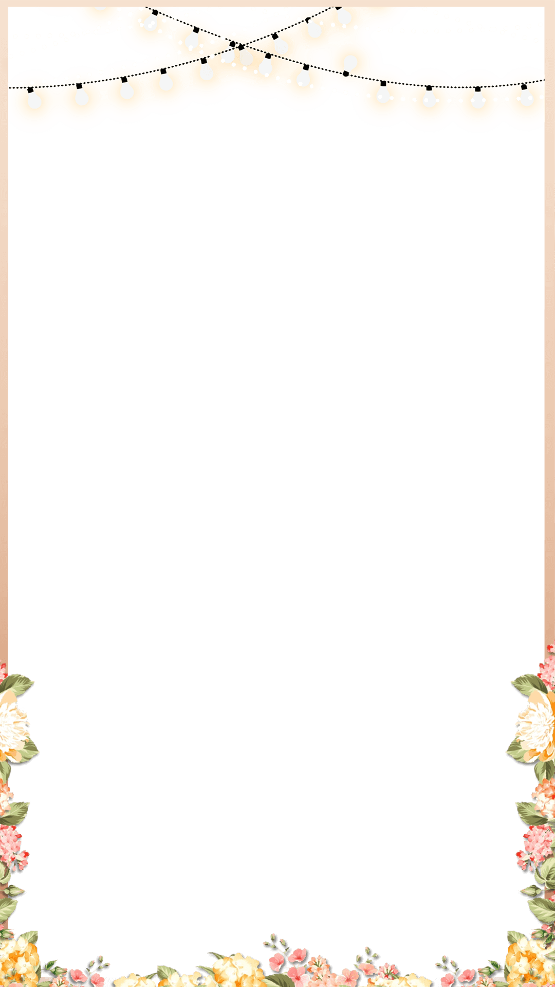 Snapchat Filter Floral PNG Image Background