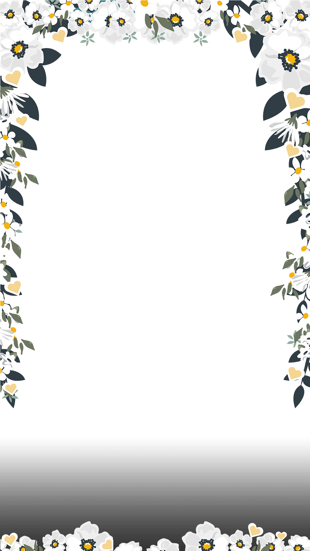 Snapchat Filter Floral PNG Photo