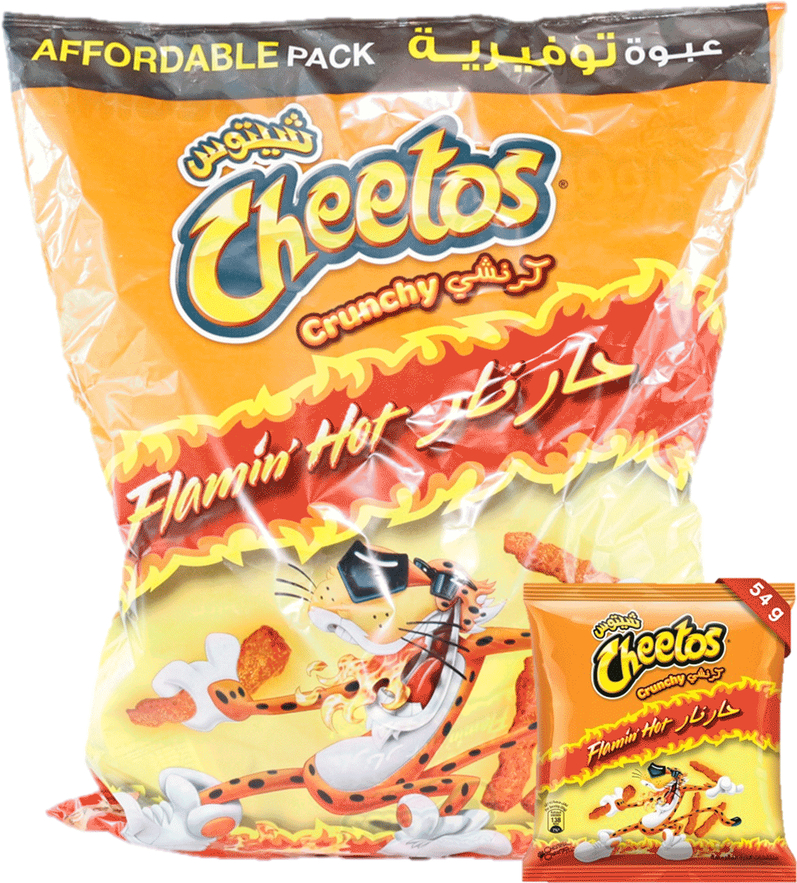 Würziges heißes Cheetos-PNG-Bild