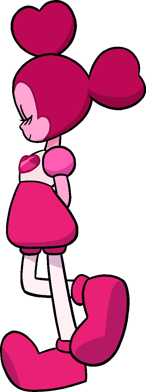 Spinel Steven Universe Heart PNG High-Quality Image