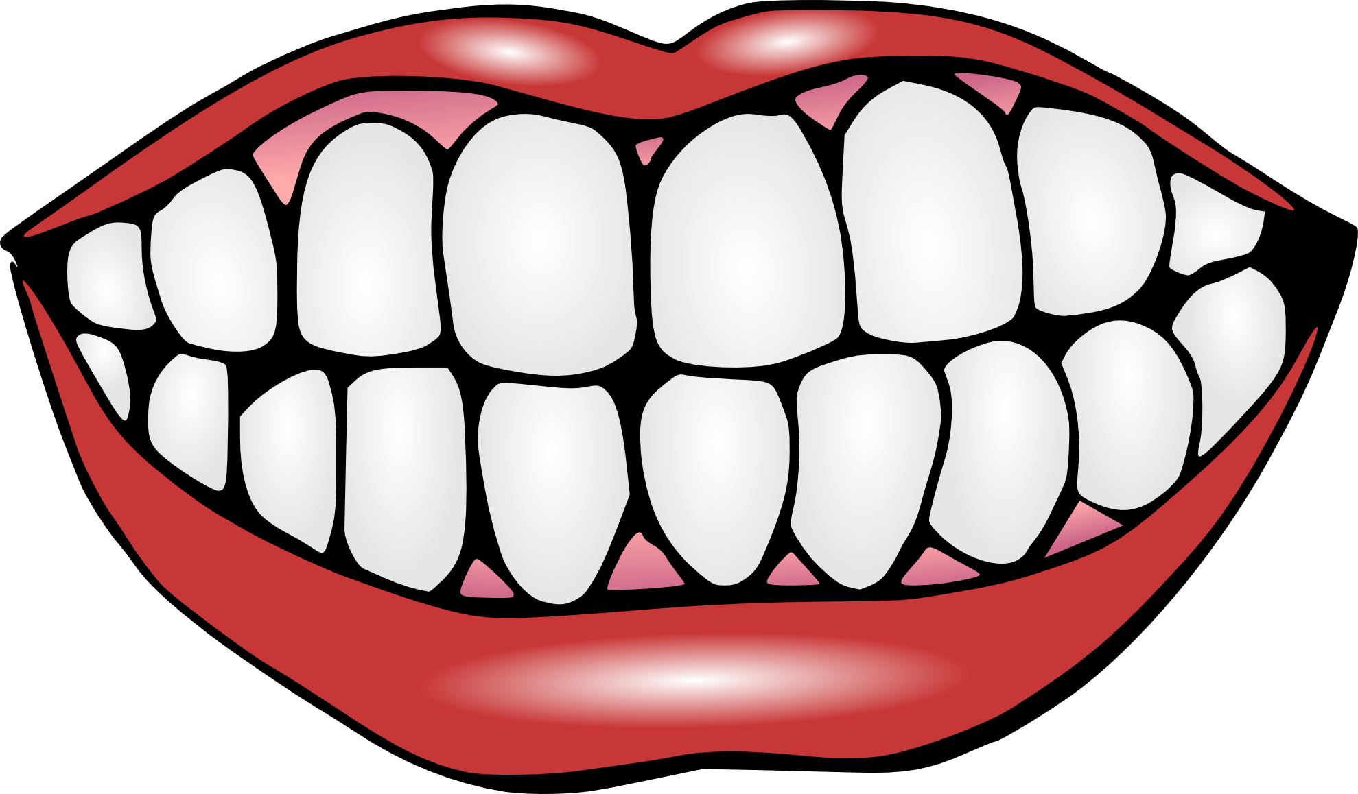 Fondo de imagen PNG de sonrisa de dientes
