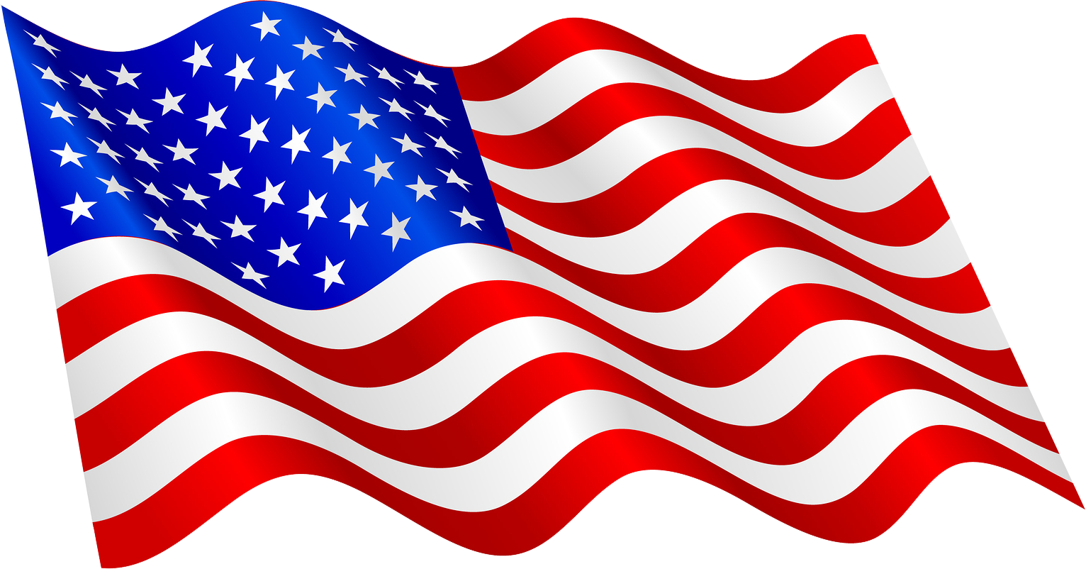 USA Flag PNG Download Afbeelding