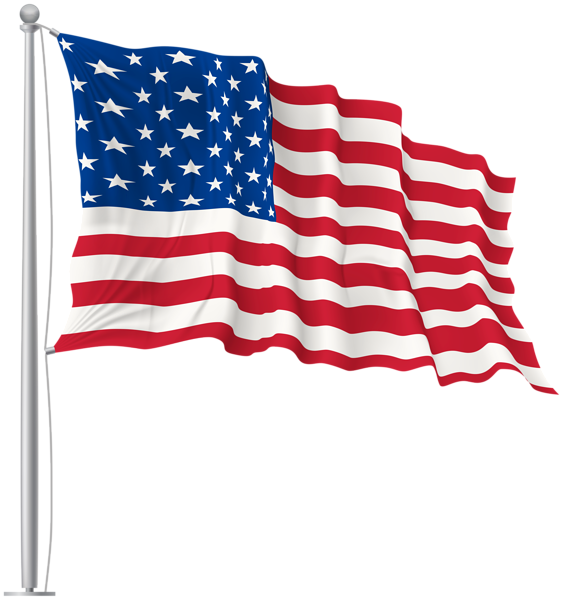 USA Flag PNG Gambar Latar Belakang