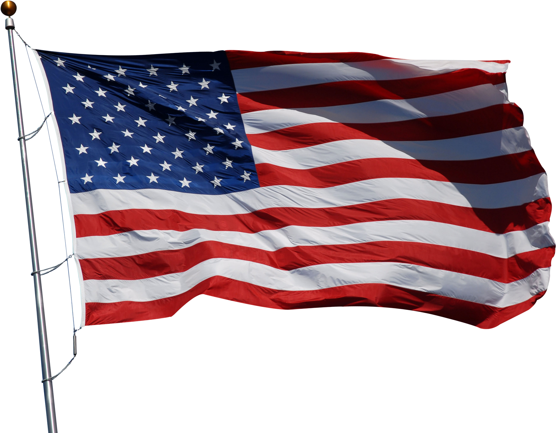 Imagem transparente da bandeira dos EUA
