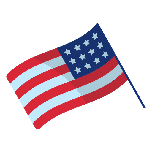 USA Flag Gambar Transparan
