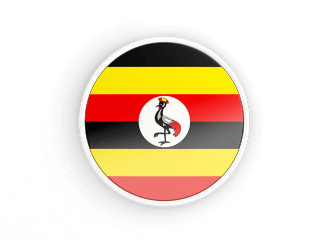 Flag Uganda PNG descargar imagen