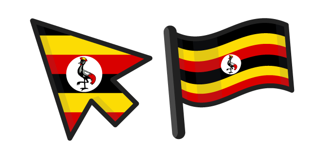 Uganda Flag PNG Image