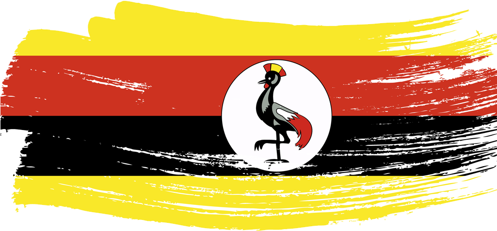 Uganda Flag Transparent Image
