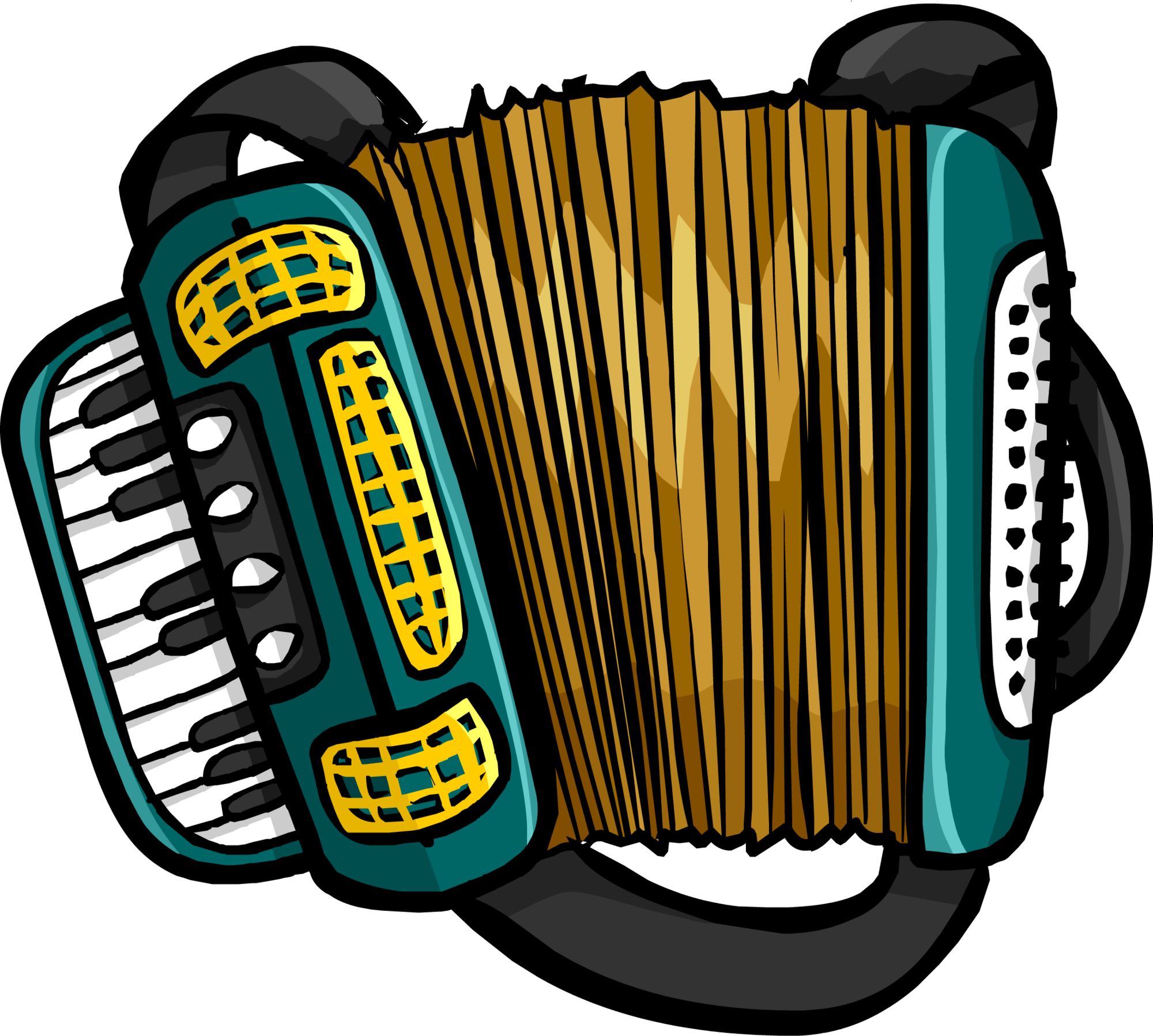 Vector-accordeon PNG-Afbeelding