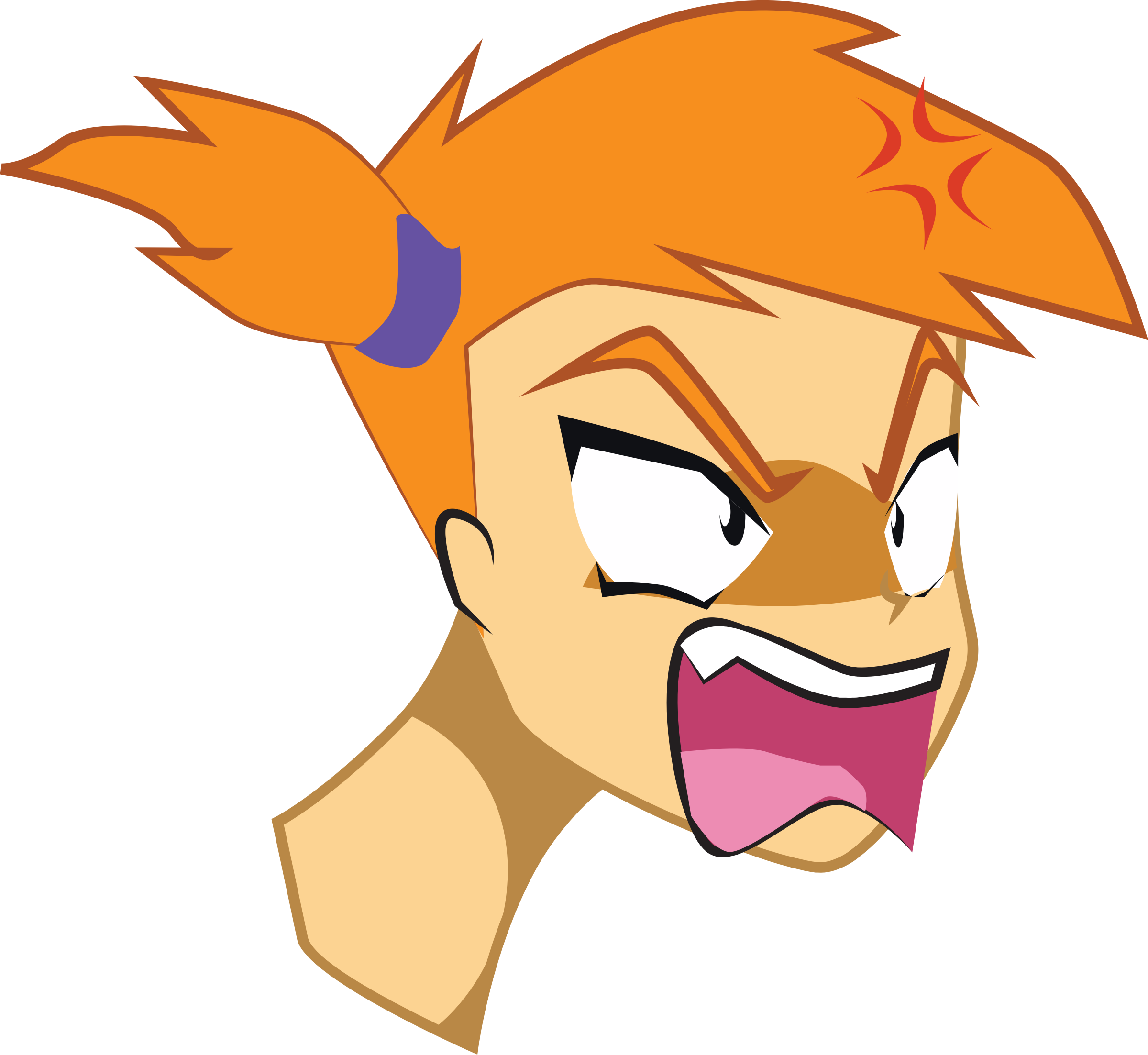 Vector Angry PNG Free Download
