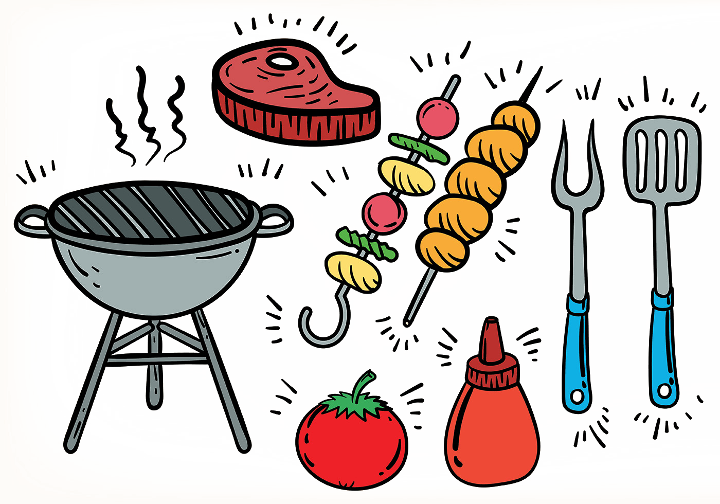 Vector BBQ PNG High-Quality Image