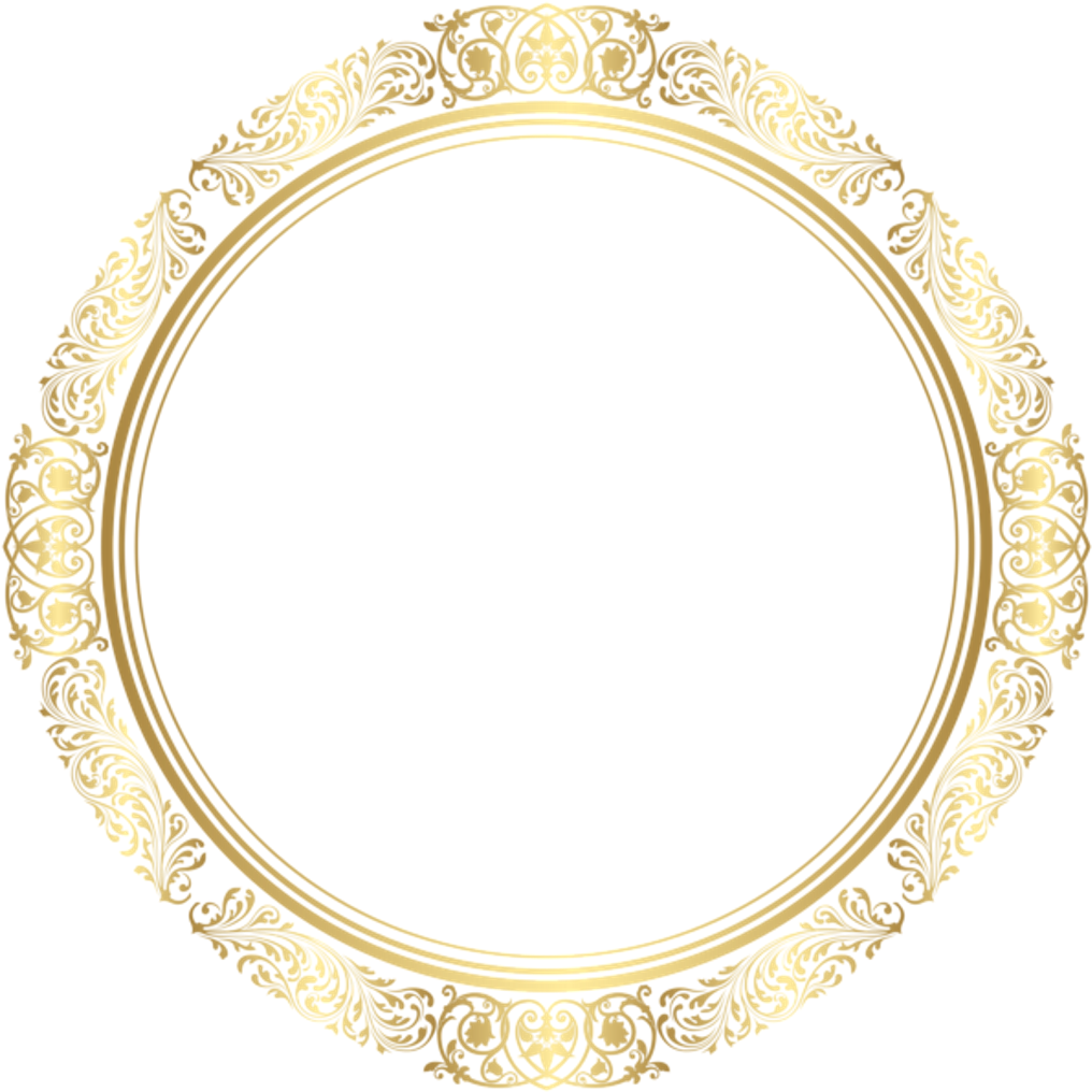 Vector gouden cirkel PNG-Afbeelding