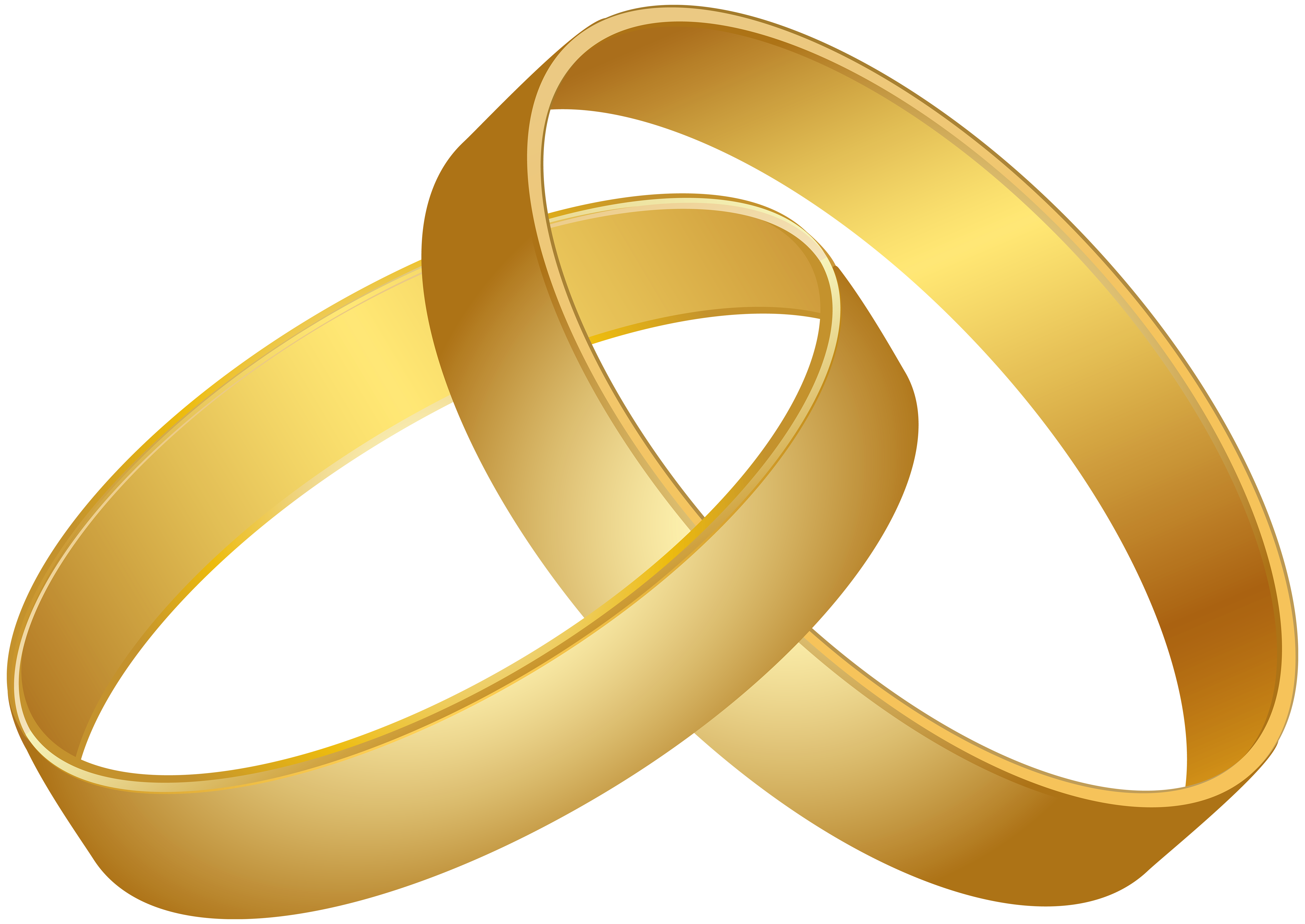 Vector Golden Ring Free PNG Image