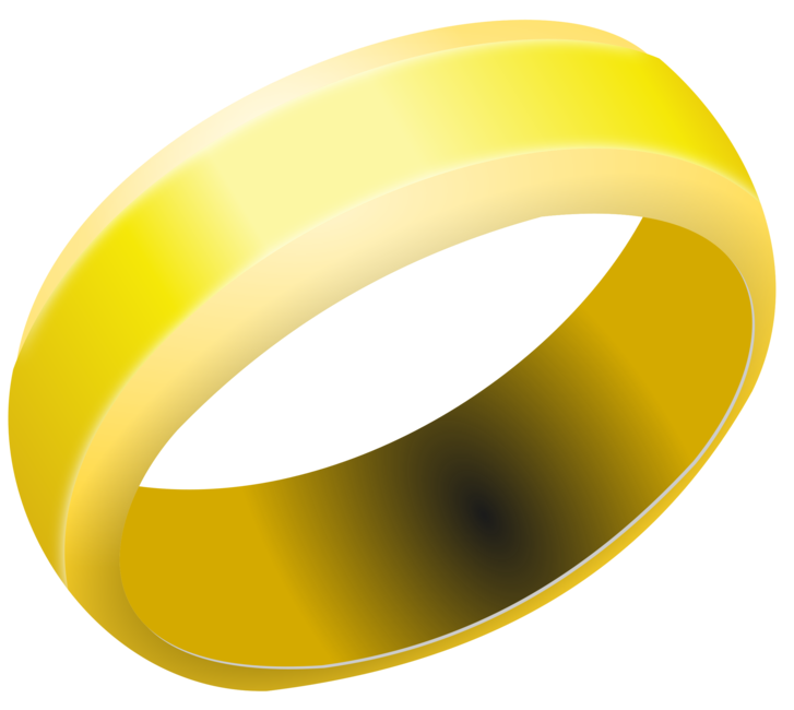 Vector gouden ring PNG Download Afbeelding