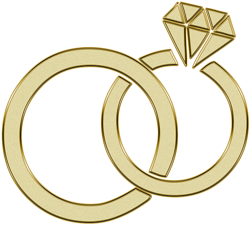 Vector Golden Ring PNG Image Background