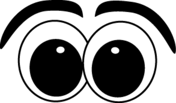 Vecteur Googly yeux PNG image de haute qualité