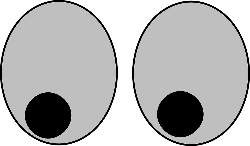 Vector Googly Eyes PNG Transparent Image