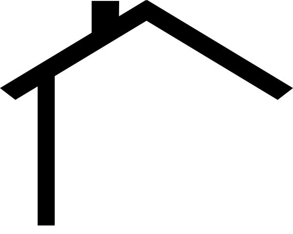 Векторный дом силуэт бесплатно PNG Image