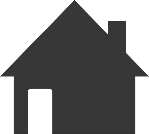 Vector huis silhouet PNG Afbeelding achtergrond