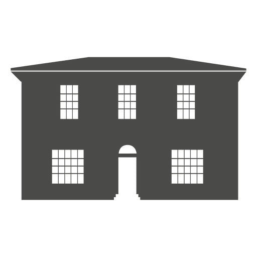 Vector huis silhouet PNG Transparant Beeld
